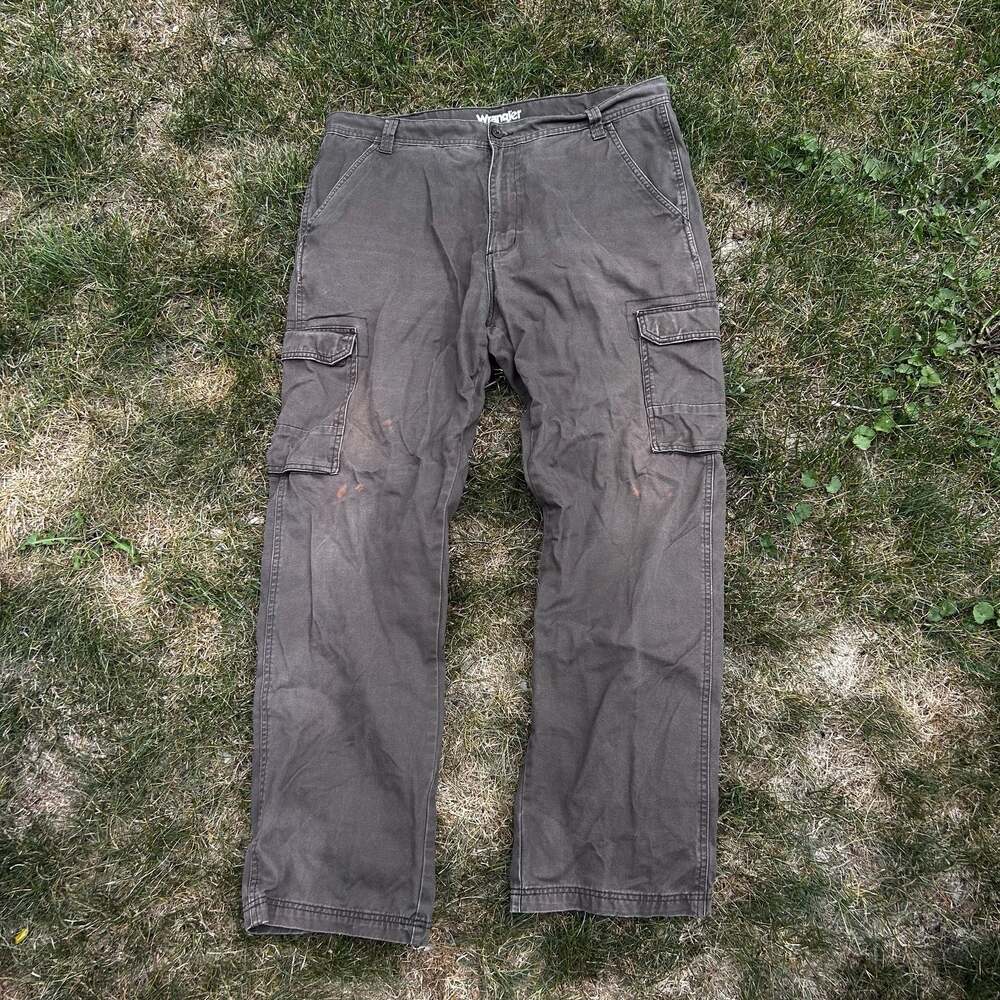Wrangler Men's Cotton Cargo Utility Pants Size 38x32
